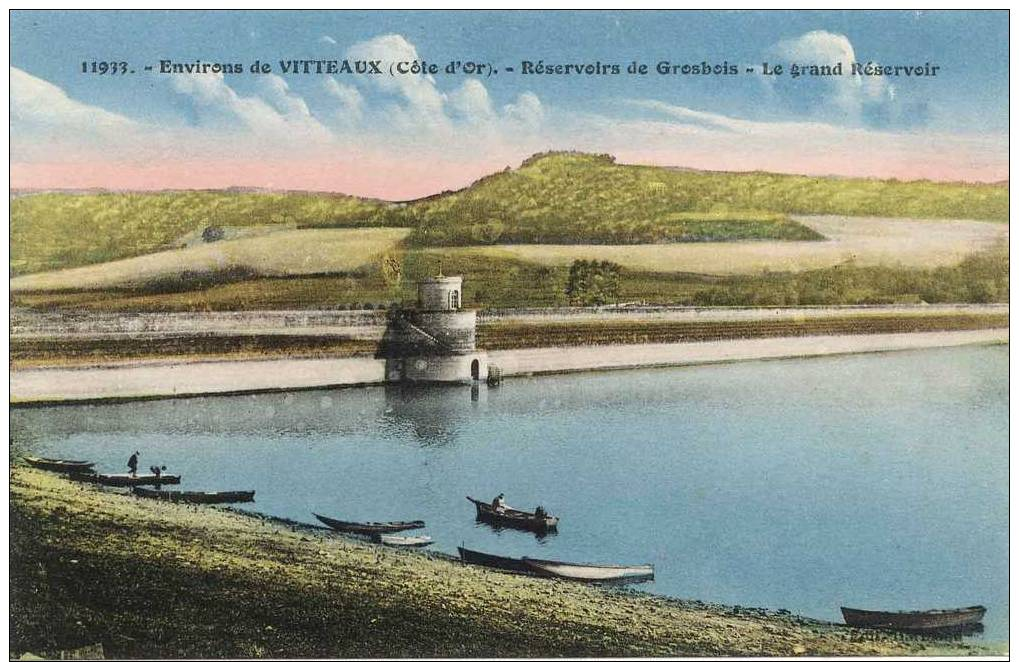 21- Environs De Vitteaux Réservoirs De Grosbois Le Grand Réservoir N 11933 - Autres & Non Classés