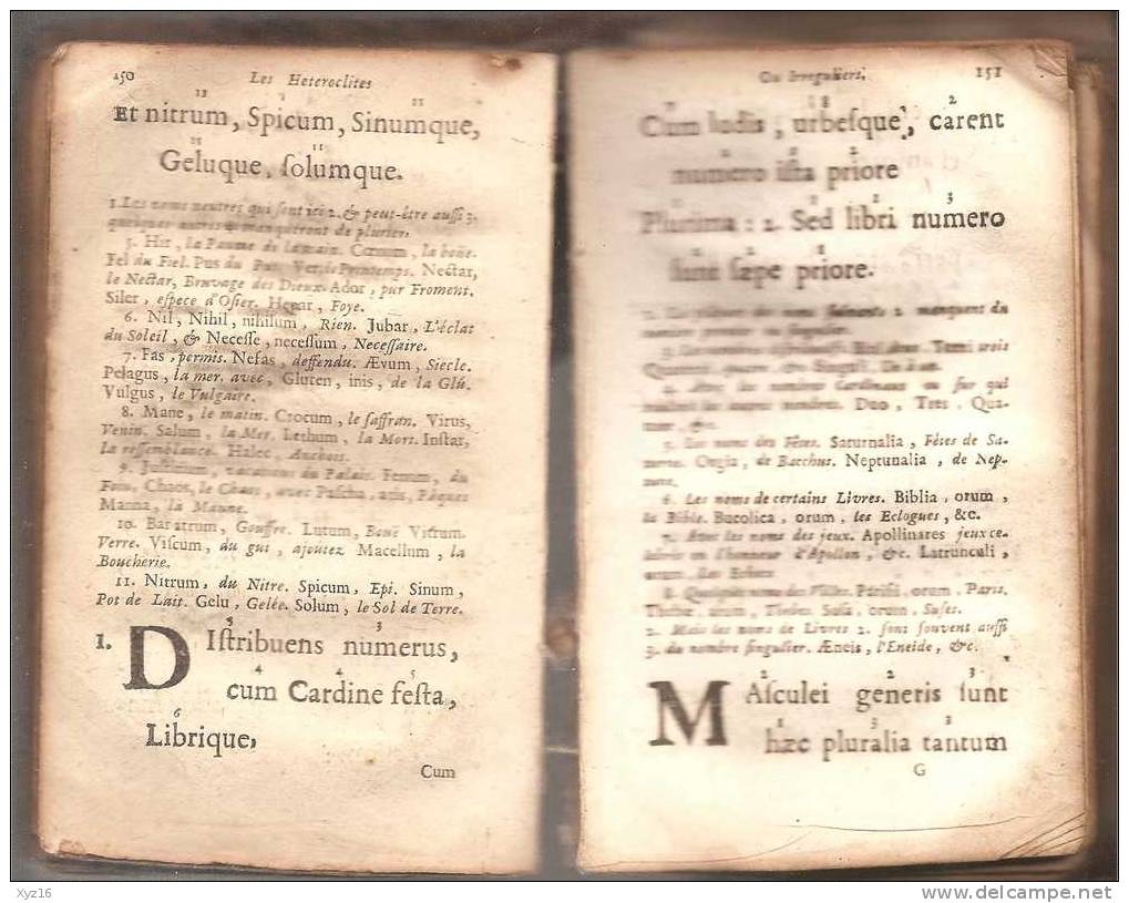 Grammaire De DESPAUTERE Abrégé Du Père Jean GAUDIN De 1722 - 1701-1800