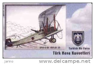 Turquie - Air Force, Phonecard-avion, Puce-chip, 50 Units - Turkey