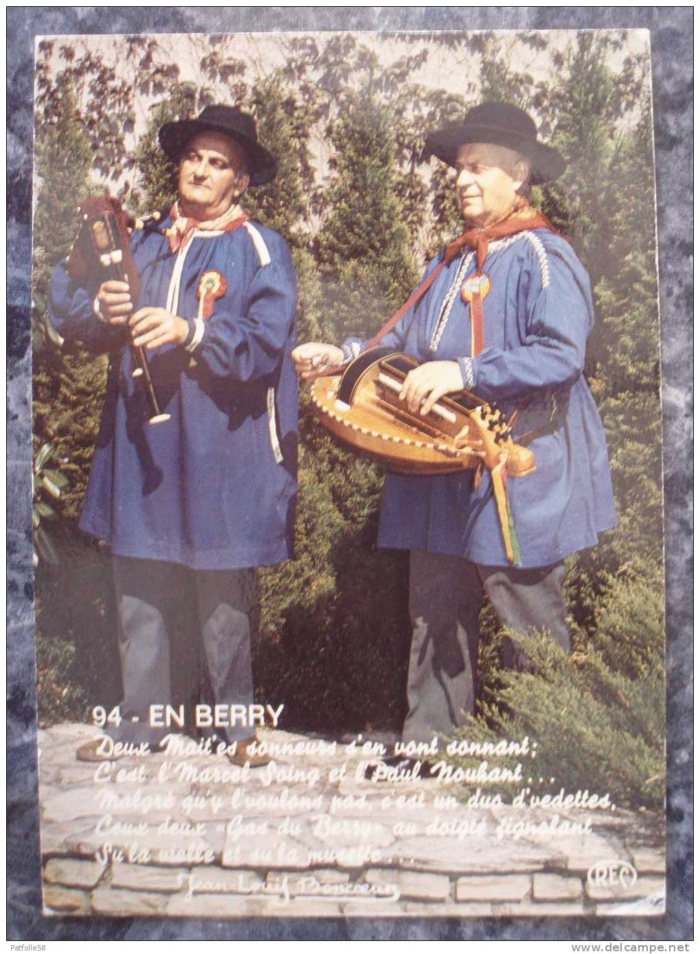 GROUPE  "LES GAS DU BERRY".NOHANT (36).MARCEL SOING.PAUL NOUHANT. - Música