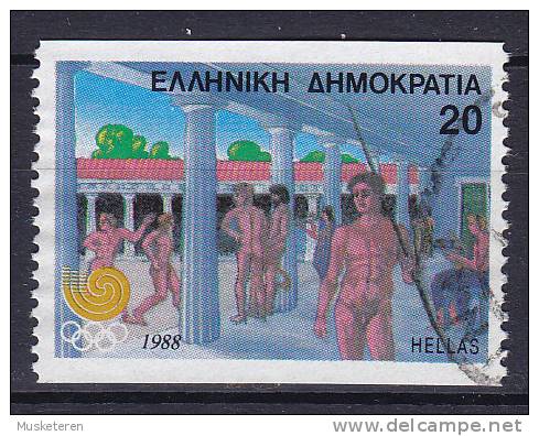 Greece 1988 Mi. 1668 D    20 Dr Olympic Games Olympische Sommerspiele Seoul 2-Sided Perf. 14 !! - Used Stamps