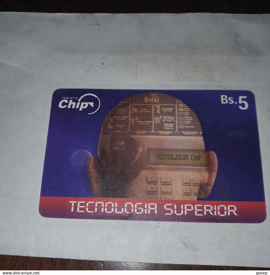 Bolivia-tecnologia Superior-(3)-(000005951017)-chip Card Used+1card Prepiad Free - Bolivien