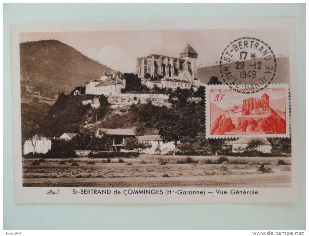 CARTE MAXIMUM  MAXIMUM CARD   ST BERTRAND DE COMMINGES FRANCE - 1940-1949