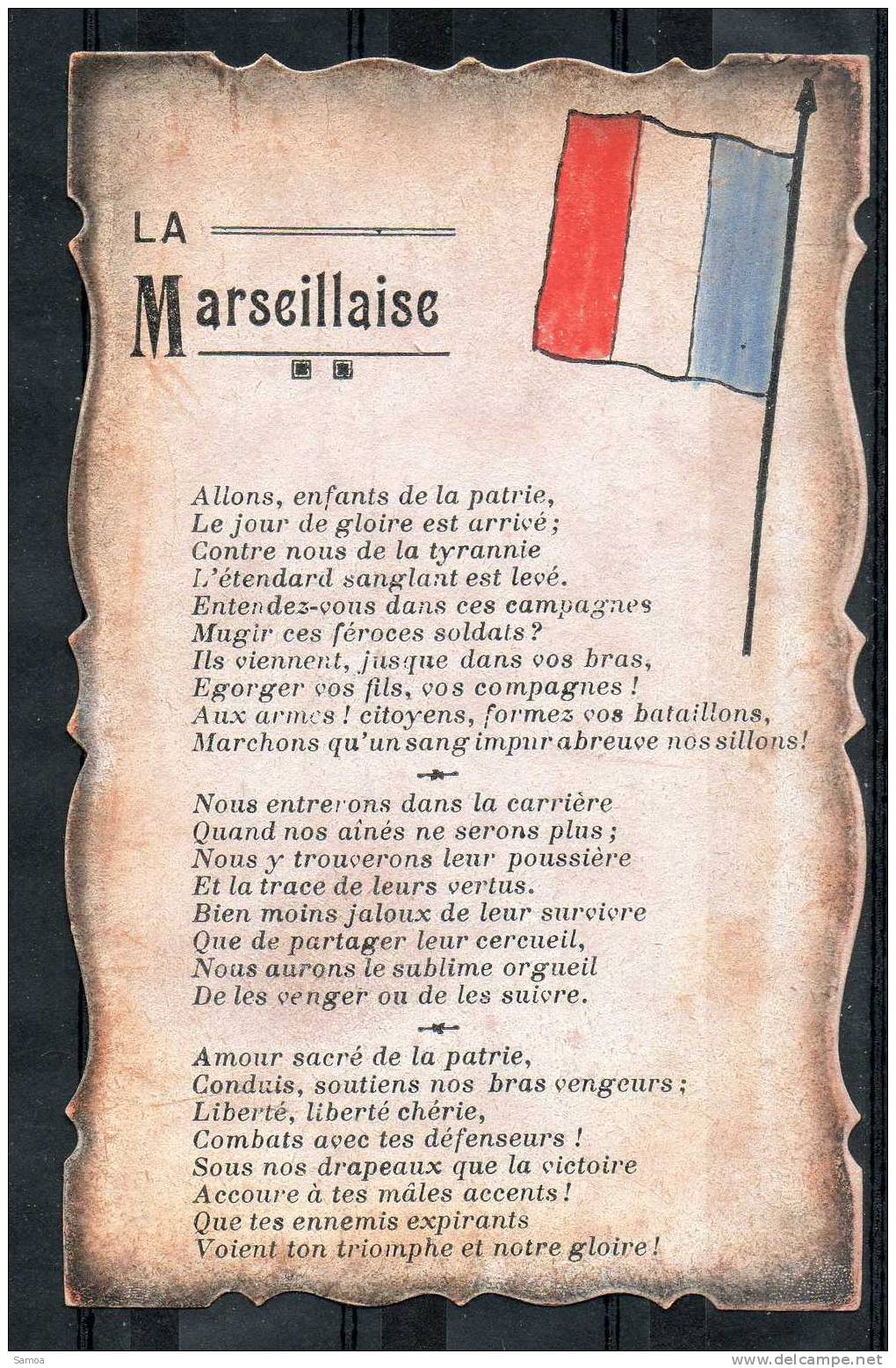 La Marseillaise Texte Drapeau - Musik