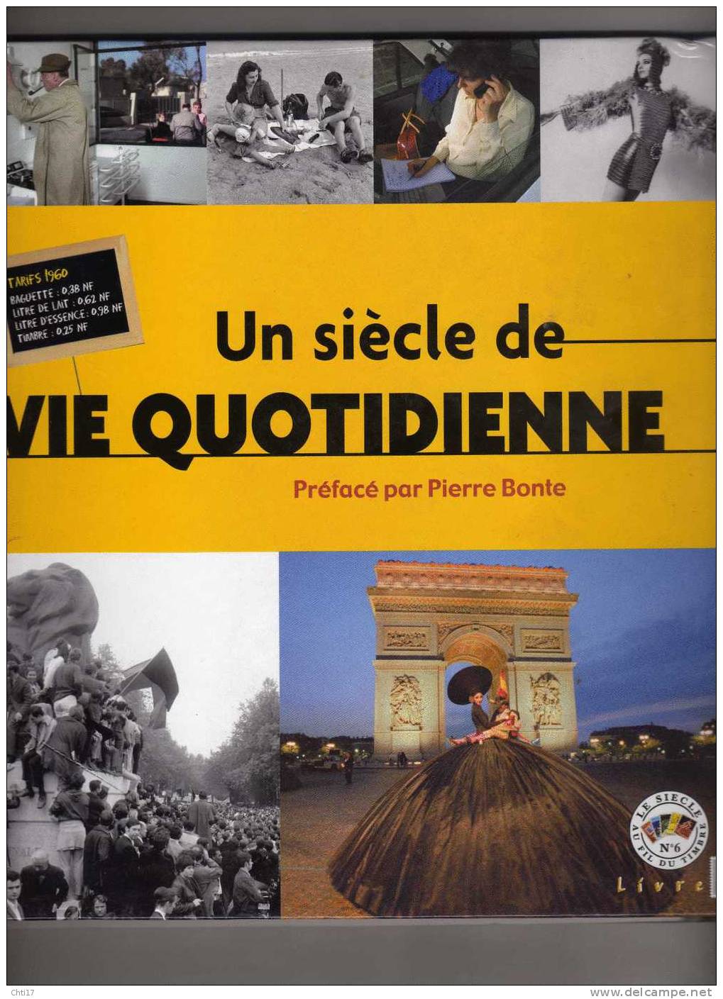 LIVRE TIMBRE AVEC BLOC FEUILLET LE SIECLE AU FIL DU TIMBRE  N 6 EDITEUR LA POSTE AN 2002 - Blocs Souvenir