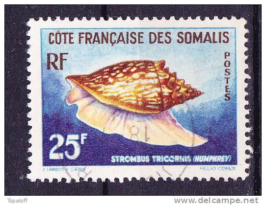 Cote Française Des Somalis N°313 Oblitéré - Gebraucht