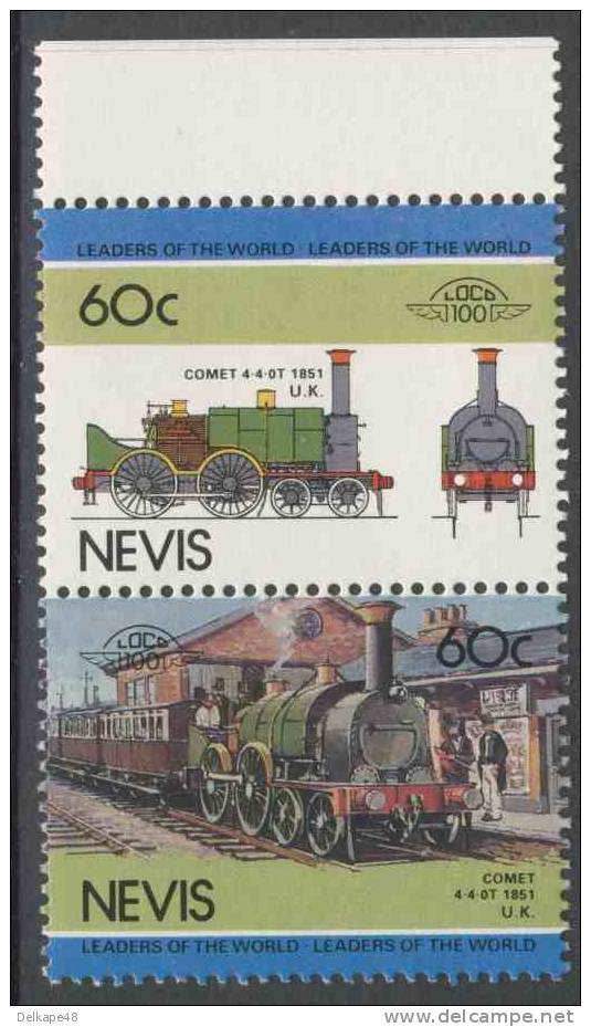 Nevis 1985 Mi 262-263 YT 281-282 ** Class Wee Bogie 4-4-0 (1882) Great Britain / U.K. - Treinen