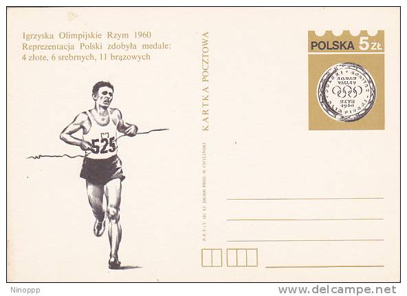 Poland 1983 Rome Olympics Medallists Unused Card - Other & Unclassified