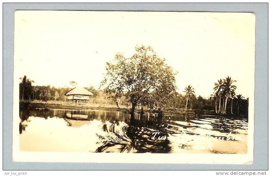 Kolumbien Tunjaco 1936-05-21 Flussfahrt Privatfoto - Kolumbien