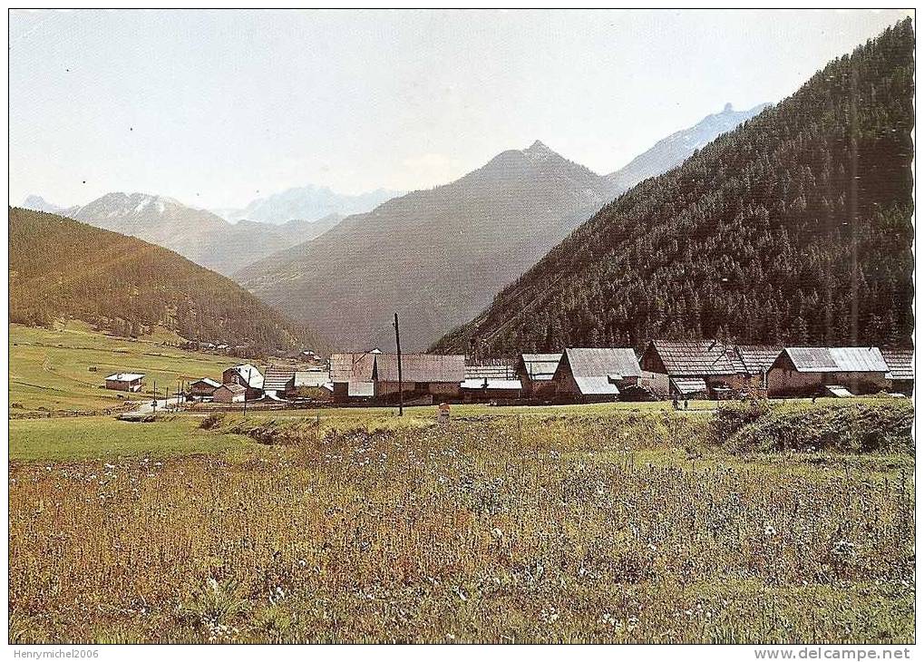 Hautes Alpes , Vallée D'arvieux Brunissard , Vue Sur La Font Sancte , Ed Photo Cim - Other & Unclassified