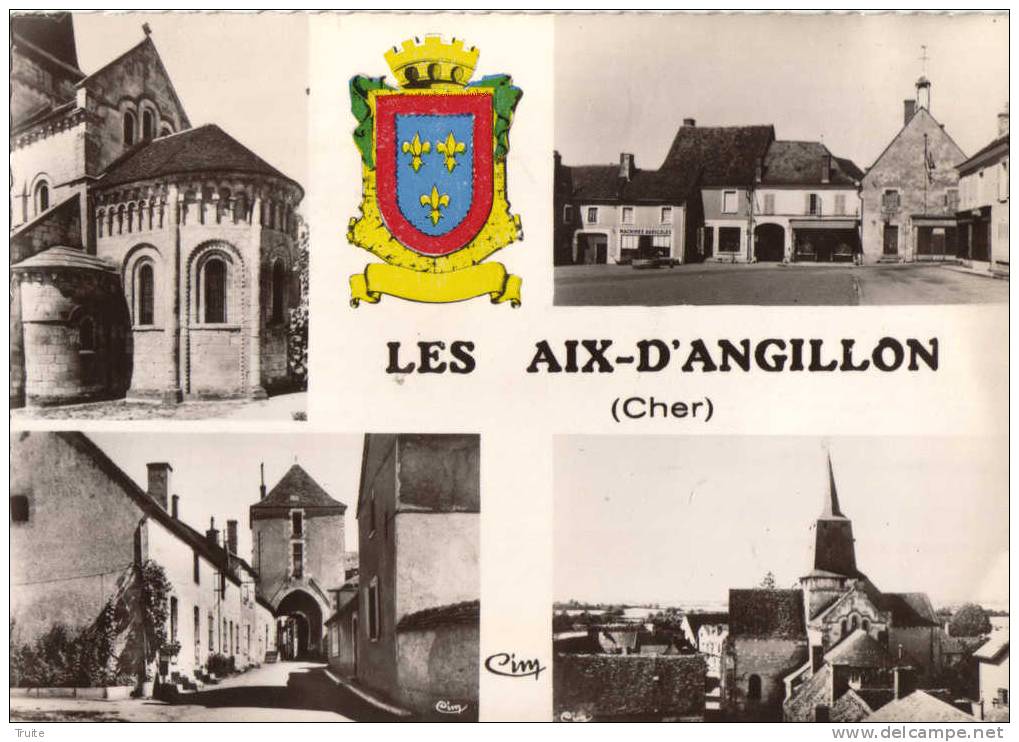 LES AIX-D´ANGILLON MULTIVUES PLACE EGLISE - Les Aix-d'Angillon