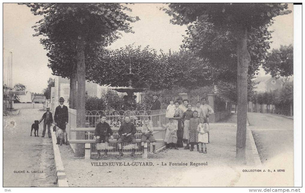 89. Yonne : Villeneuve La Guyard : La Fontaine Regnoul . - Villeneuve-la-Guyard