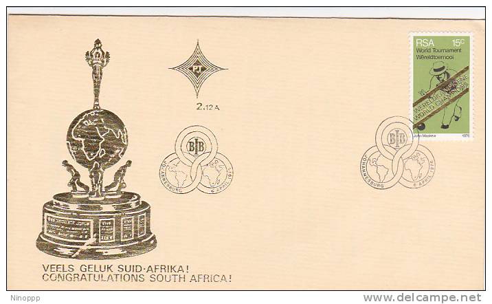 South Africa 1976 Bowls World Champion  Souvenir Cover - Pétanque