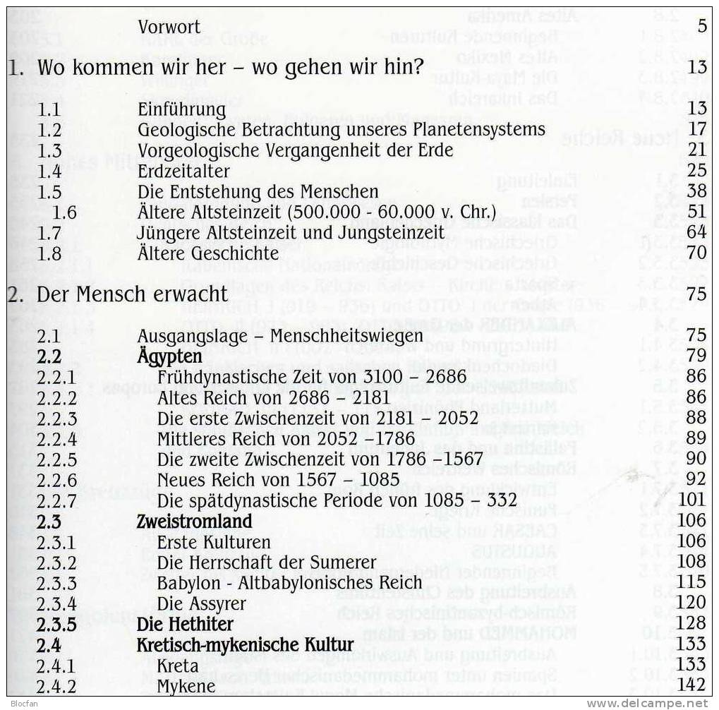 Gabka Band I Weltchronik In Briefmarken 1997 Antiquarisch 56€ Sachbuch Enstehung Der Erde Mit 800 Postwertzeichen Belegt - Chroniques & Annuaires