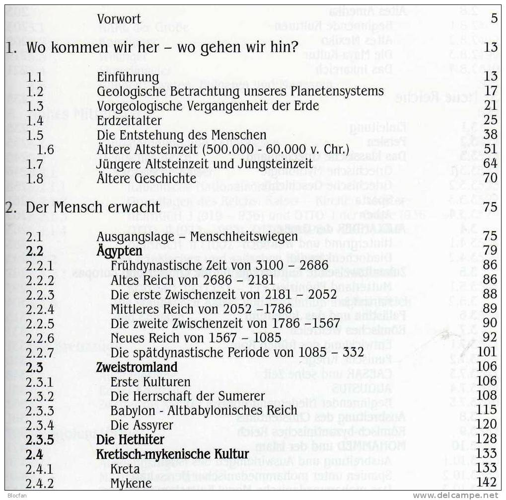 Gabka Band I Weltchronik In Briefmarken 1997 Antiquarisch 56€ Sachbuch Enstehung Der Erde Mit 800 Postwertzeichen Belegt - Kronieken & Jaarboeken