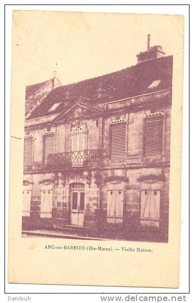 52 // ARC EN BARROIS, Vieille Maison  + Publicité Mme ROSA Cartomancienne Médium, Au Verso ** - Arc En Barrois