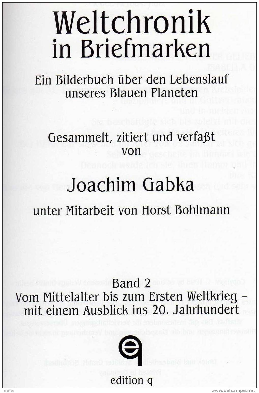 Fachbuch über Die Erde Weltchronik In Briefmarken Gabka 1998 Bis 20.Jhd. Antiquarisch 60€ Mit 800 Postwertzeichen Belegt - Collections