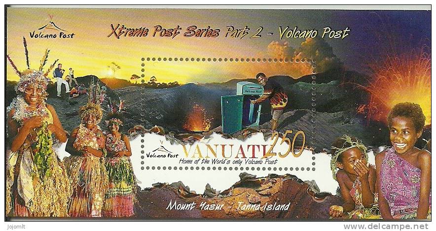Vanuatu - Bloc Feuillet Neuf (**) - Unused S/Sheet - Volcan - Volcano - 1 TP - TTB - Vanuatu (1980-...)