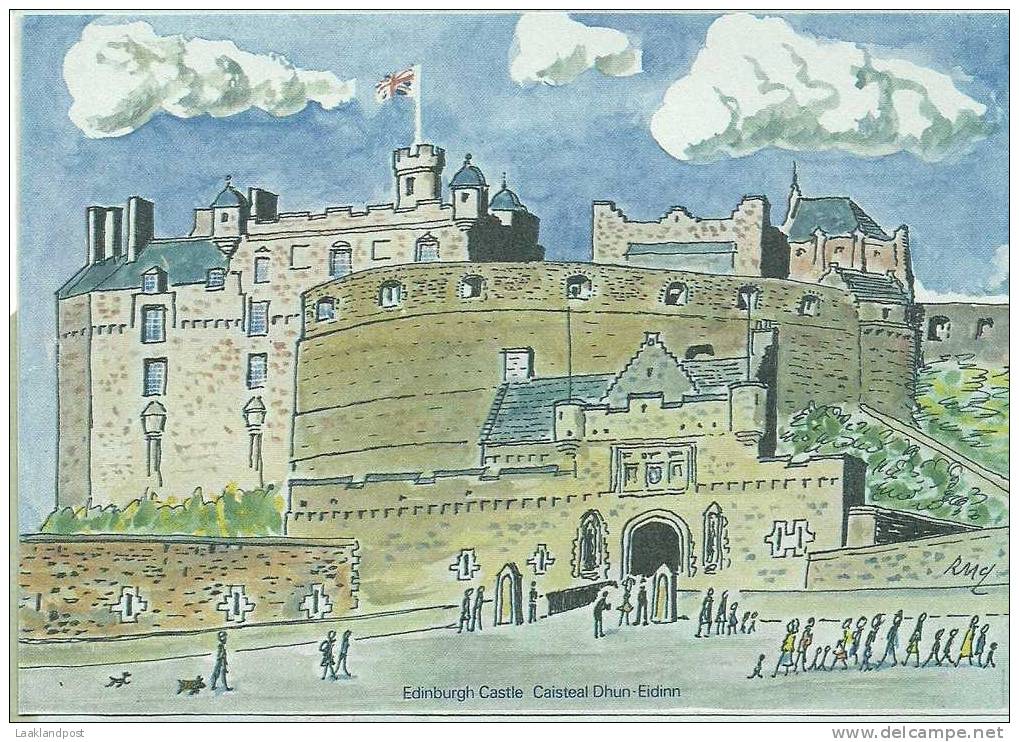 GB 1976 AIRMAIL UNUSED Scotland Culzean Castle And Ailsa Craig, Durvegan Castle, Edinburgh Castle (MICHEL NR. LF 41) - Kastelen