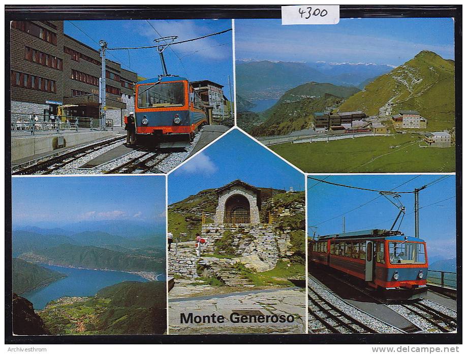Monte Generoso Multivues, Capolago Ferrovia - Ristorante.; Verso : Sigilo Ristorante Vetta; Formato Superiore  (4300) - Capolago