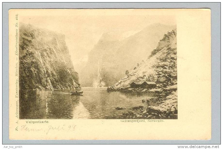 Norwegen Gairangerfjord Ungebraucht Foto A.Ackermann #403 - Norvège