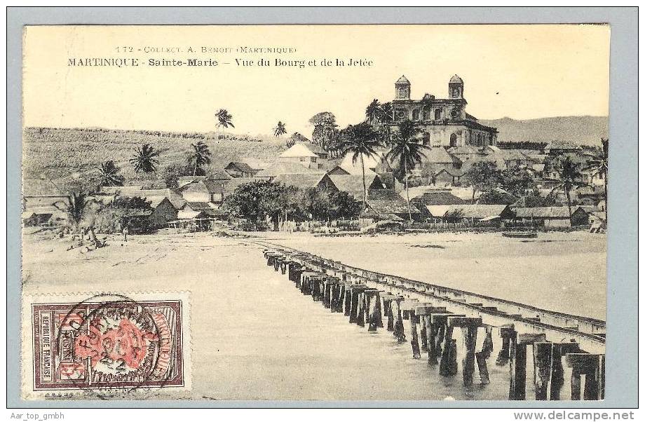 Martinique Saint Marie 1922-10-16 Foto A.Benoit - Autres & Non Classés