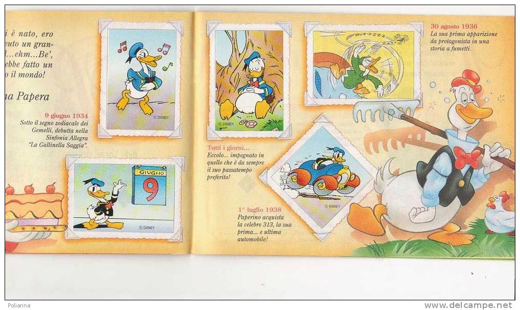 C0416 - Album Figurine PAPERINO STORY 60 ANNI Alleg.TOPOLINO 1994 - Disney