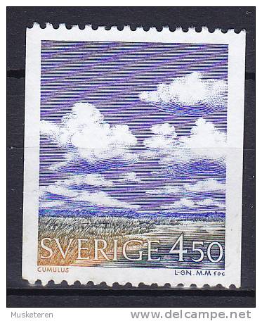 Sweden 1990 Mi. 1633    4.50 Kr Haufenwolken MNG - Neufs