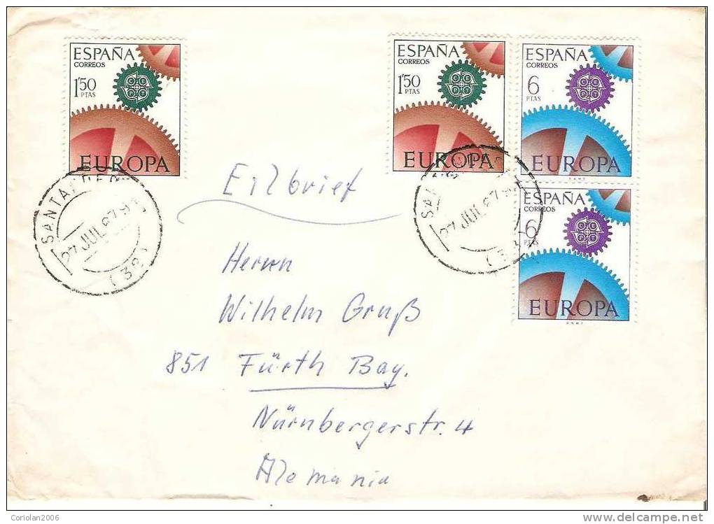 Spain 1967 / Europa CEPT / Cover - 1967