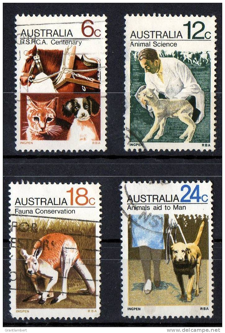 Australia 1971 Animals RSPCA Set Used - Gebraucht