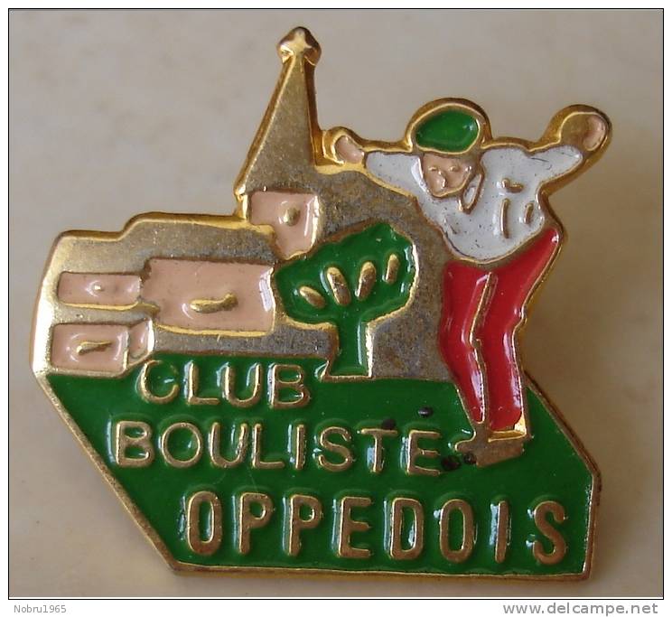 Pin´s Club Bouliste Oppedois.oppède 84 Vaucluse. - Boule/Pétanque