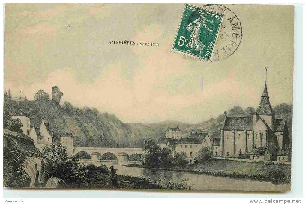 DEP 53 AMBRIERES LES VALLEES AVANT 1840 - Ambrieres Les Vallees