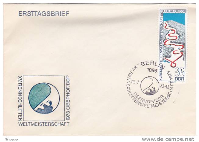 Germany DDR 1973 Winter Games Cover - Other & Unclassified