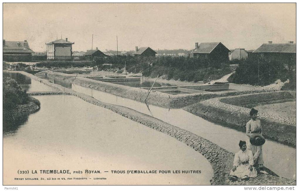 LA TREMBLADE Près ROYAN - Trous D'Emballage Pour Les Huîtres - La Tremblade