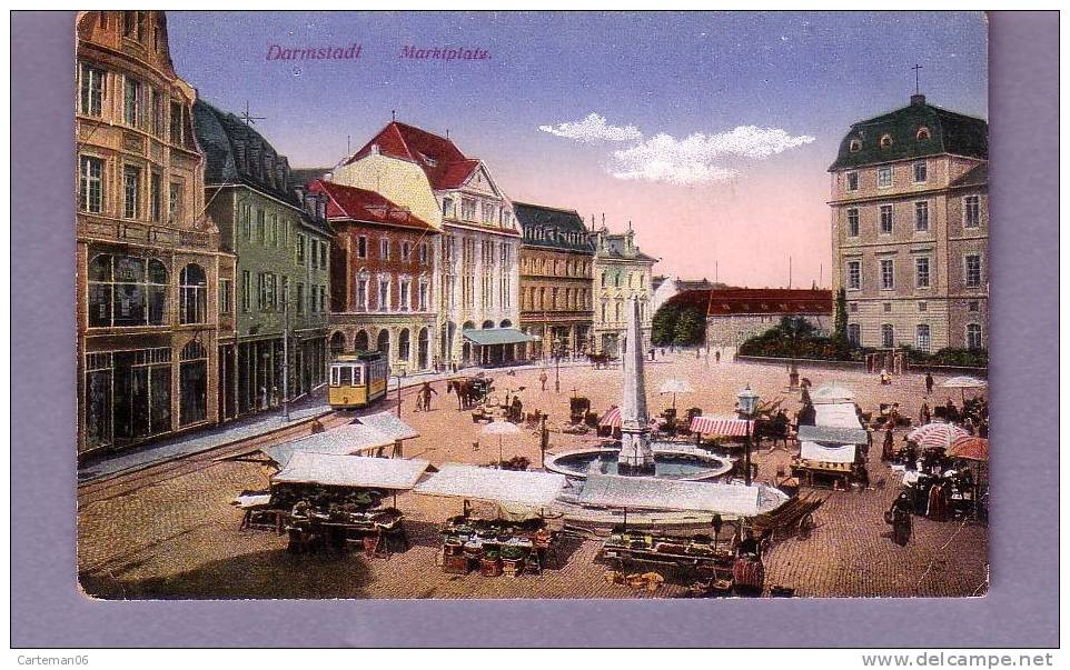 Allemagne - Darmstadt - Marktplatz - Darmstadt