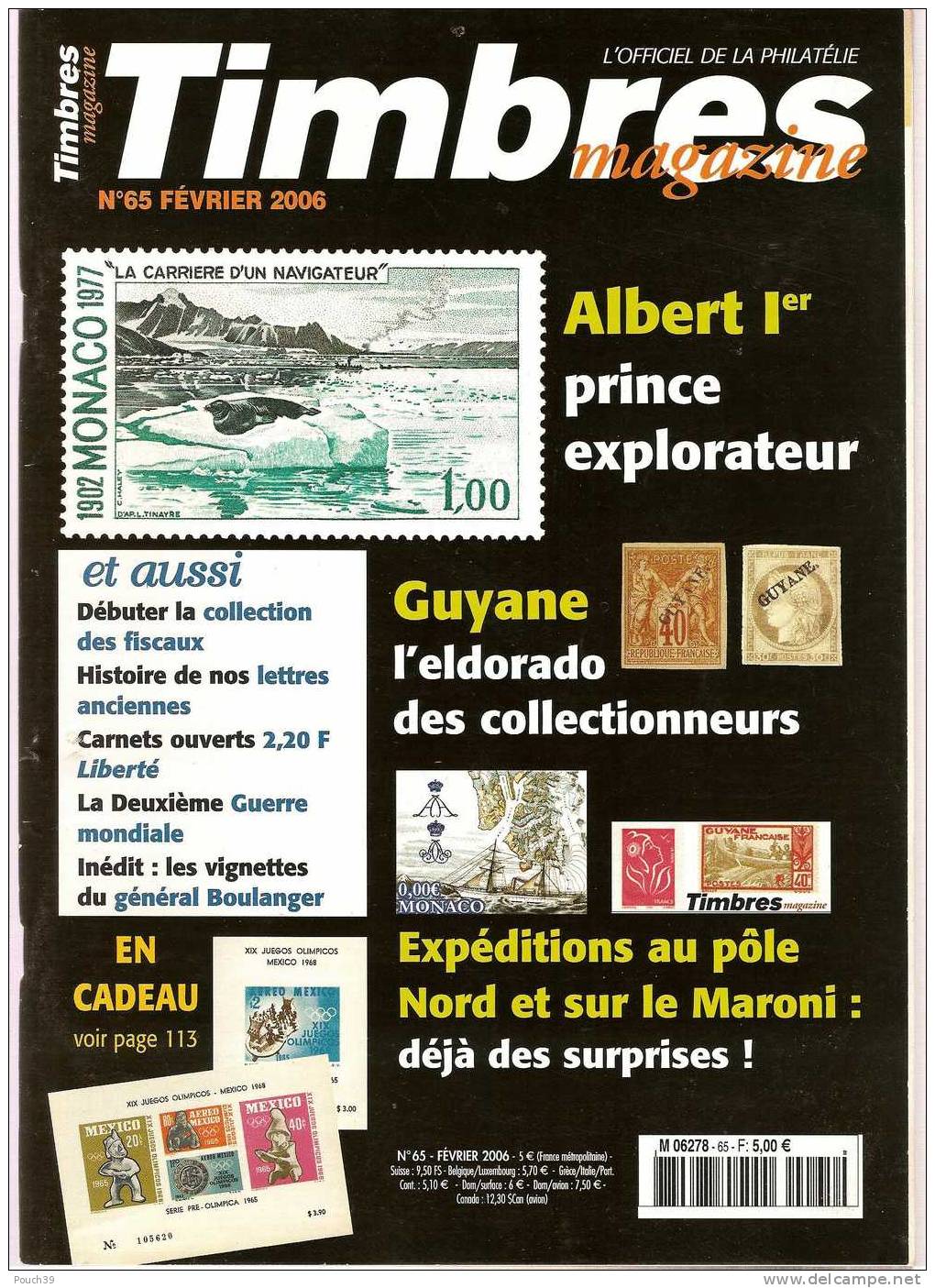 Timbres Magazine N° 65 Février  2006 - Französisch (ab 1941)