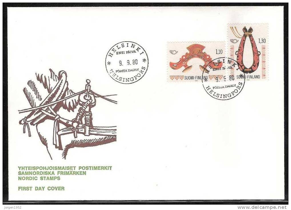 FINLAND FDC FROM YEAR 1980 - Lettres & Documents