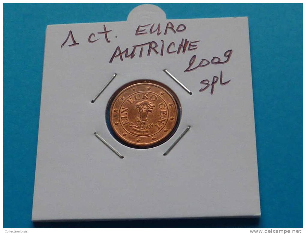 1  CENTIME  EURO  AUTRICHE  2009   Spl - Autriche