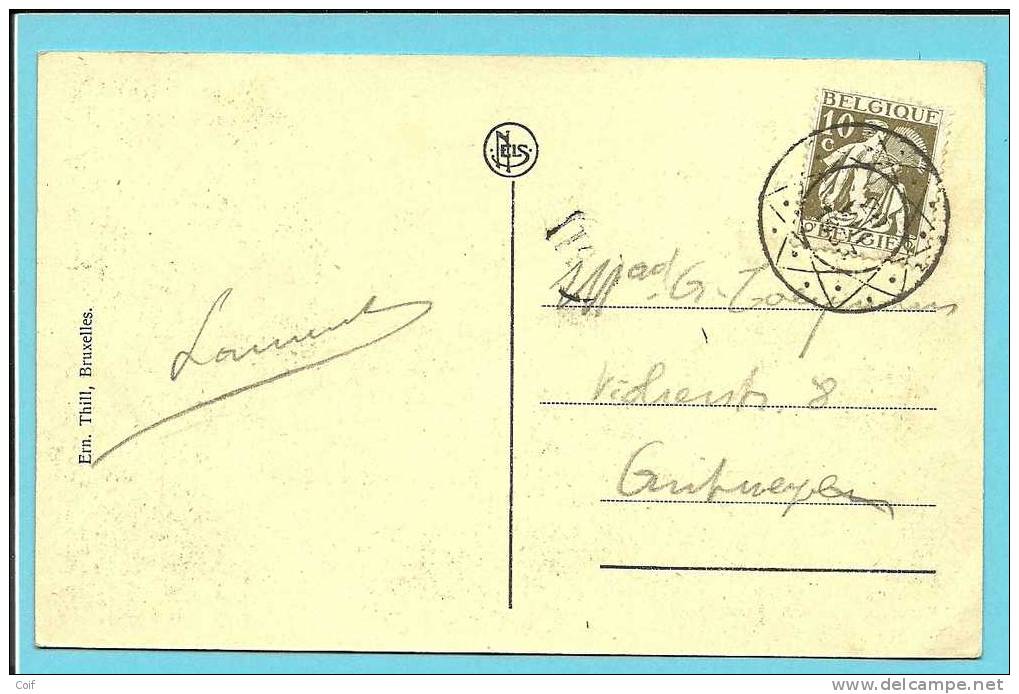 337 Op Kaart , Ontwaard Met DIAMANT-stempel  !!!! - 1932 Cérès Et Mercure