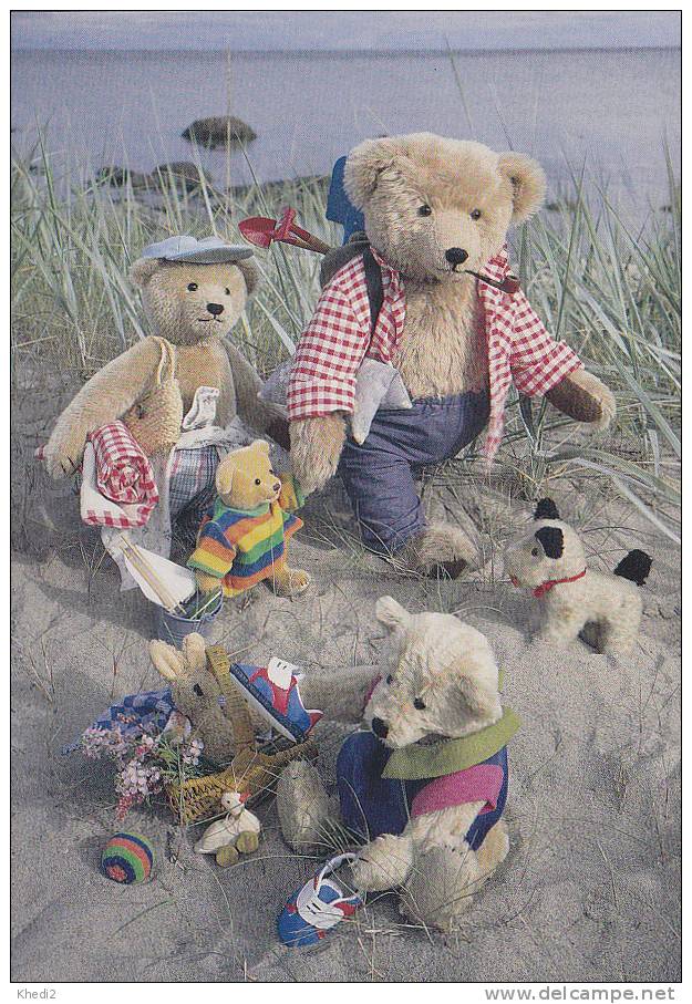 Carte Postale CP Du Japon - Ours En Peluche NOUNOURS - TEDDY BEAR Post Card - BÄRCHEN Bär Postkarte - 07 - Jeux Et Jouets