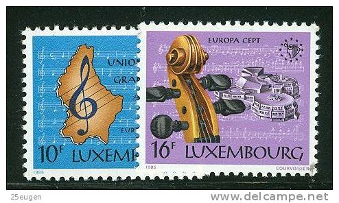 LUXEMBOURG 1985 EUROPA CEPT    MNH - 1985
