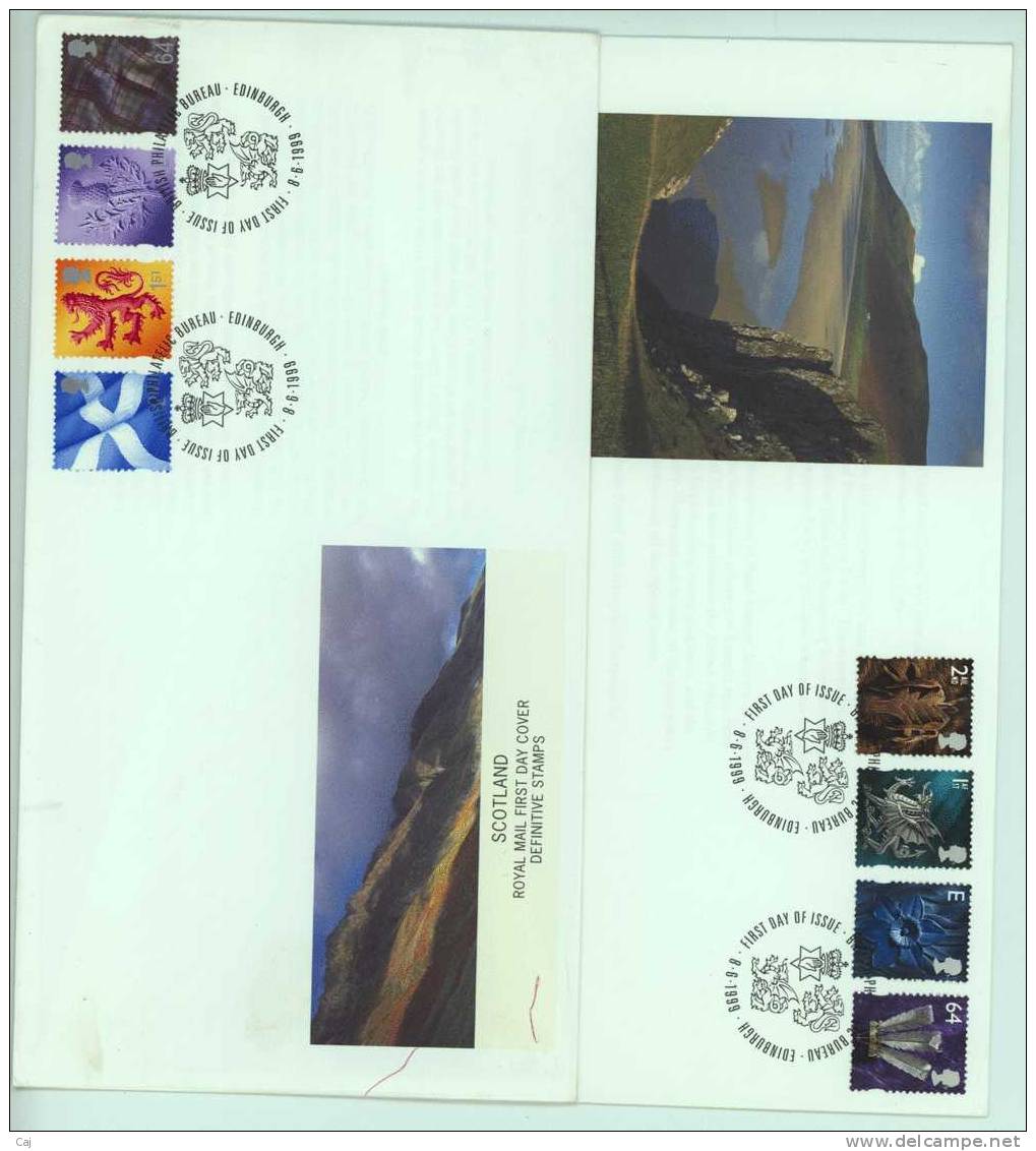 F 103  -  GB  -  1999  -  FDC  :  Yv  2091...2136  (o)   14  FDC - 1991-2000 Decimal Issues