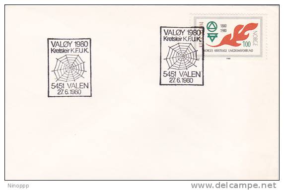 Norway 1980 Centenary Kristelige Ungdomsforbund Cover - Storia Postale