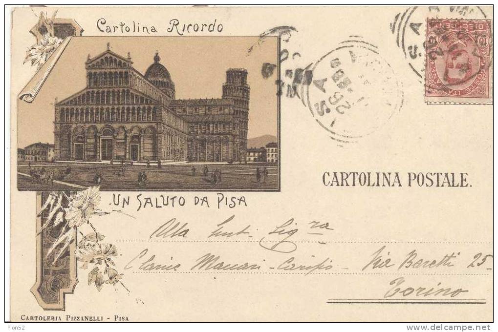 5608-GRUSS AUS PISA-1898-FP - Saluti Da.../ Gruss Aus...