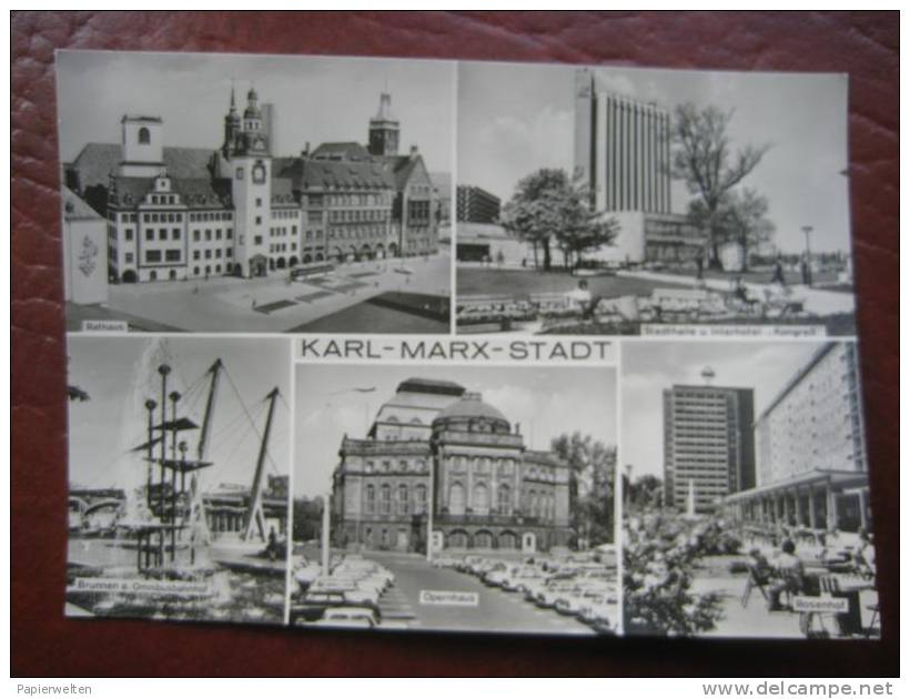 Chemnitz - Mehrbildkarte "Karl Marx Stadt" - Chemnitz (Karl-Marx-Stadt 1953-1990)