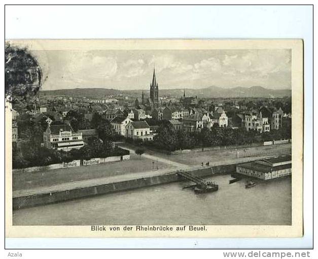 015981  -  Blick Von Der Rheinbrücke Auf Beuel - Bonn