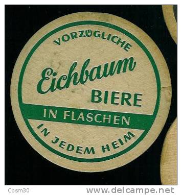 Sous-bock Eichbaum Seit 1733 Exportbière Mannheim / Vorzugliche Eichbaum In Flaschen ; In Jedem Heim - Portavasos