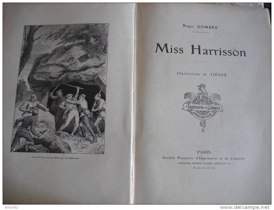 Roger Dombre - Miss Harrison - Société Française D´imprimerie - 1901-1940