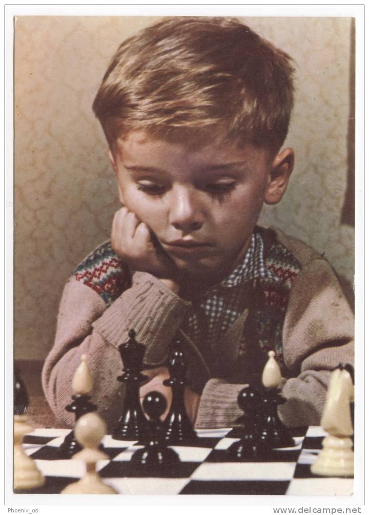 CHESS - Boy, Chess Player, 1968. - Chess