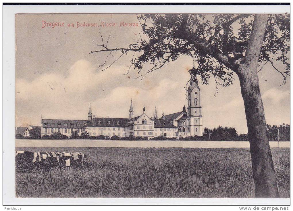 AUTRICHE  - 1924 - ANK Nr.387 Seul Sur CARTE POSTALE De BREGENZ Pour KLEINBARDORF (BAYERN) - Storia Postale